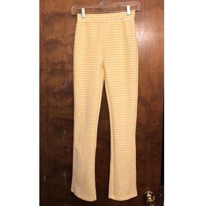 Urban Outfitters Casey Kick Flare Pant-Yellow
